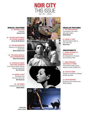 NOIR CITY Magazine Table of Contents